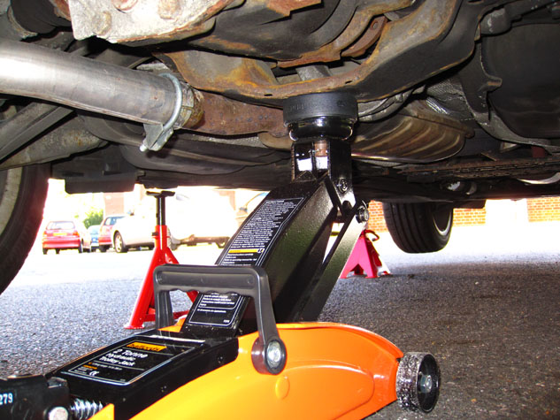 BMW On Trolley Jack